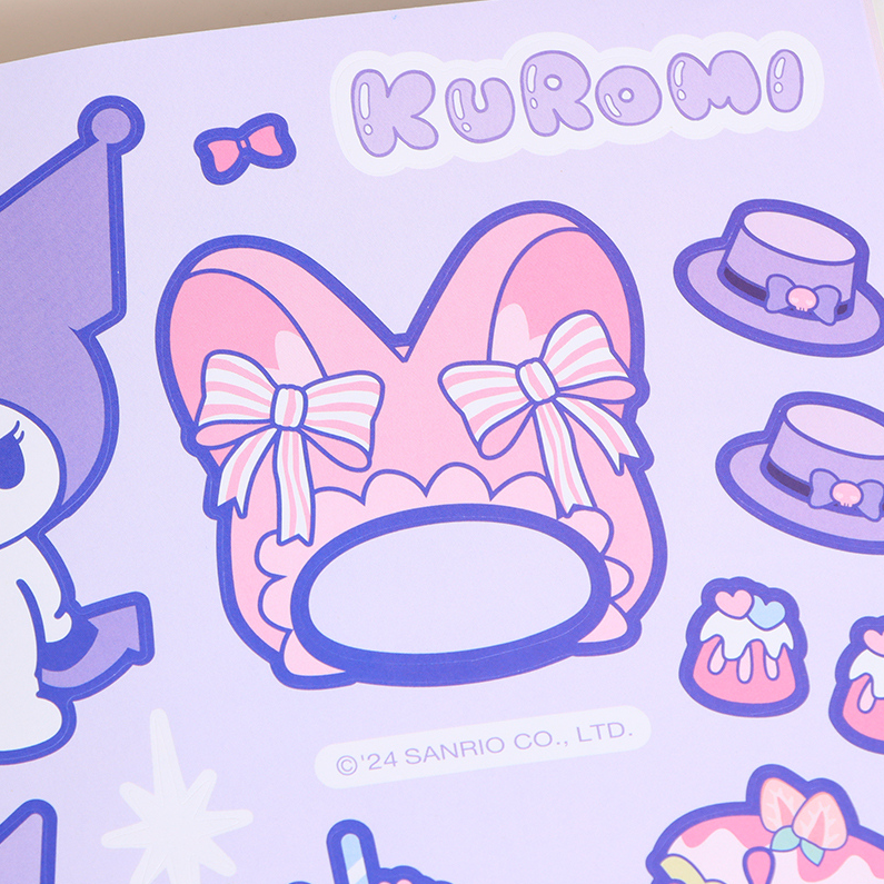Officially authorized Sanrio costume sticker book