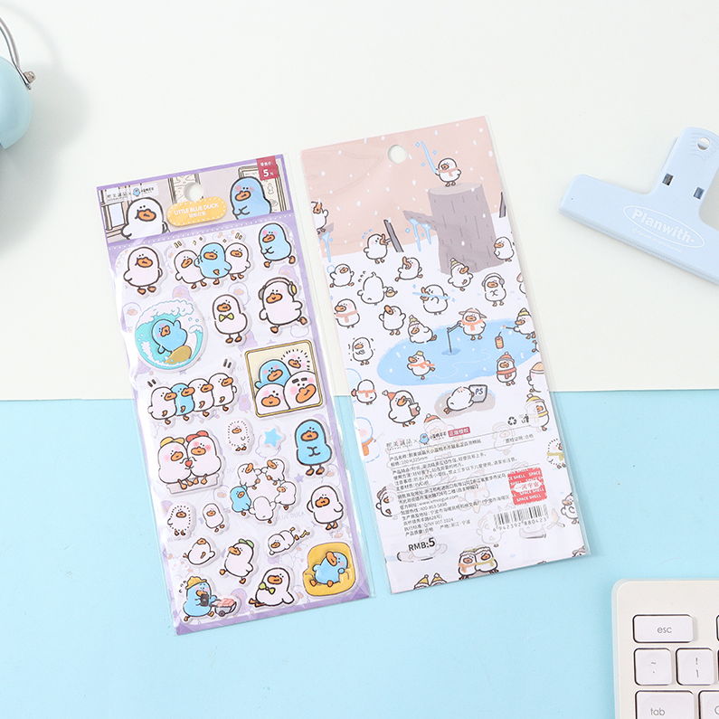XIMIVOGUE× XIAO LAN YA Co-branded Genuine Puffy Sticker