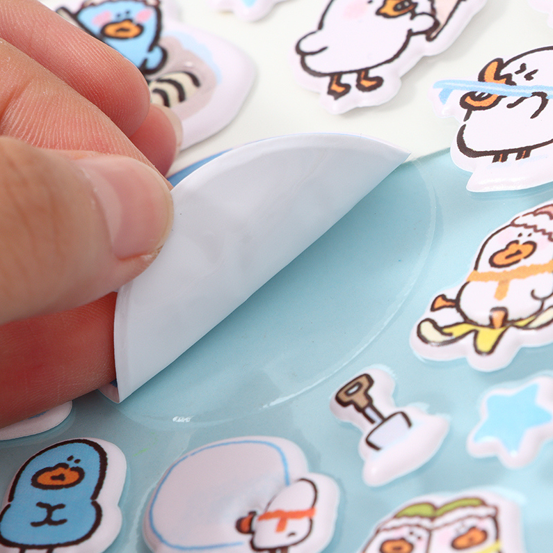 XIMIVOGUE× XIAO LAN YA Co-branded Genuine Puffy Sticker