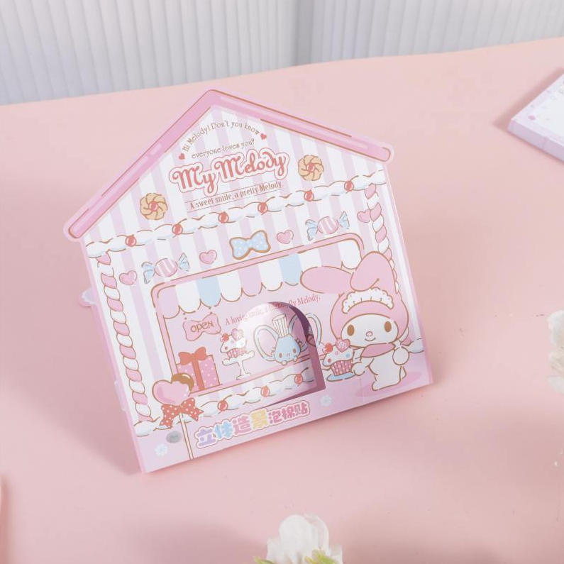 Melody's Candy House - 3D Landscape Stickers (Sanrio)