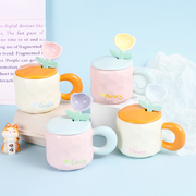 Small flower ceramic Cup (450mL)