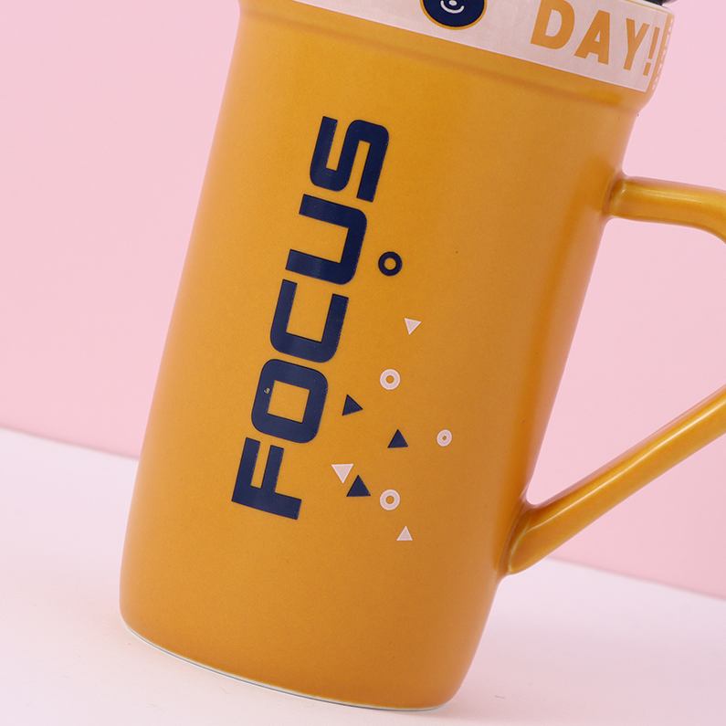 High Straw Ceramic Cup (490mL)