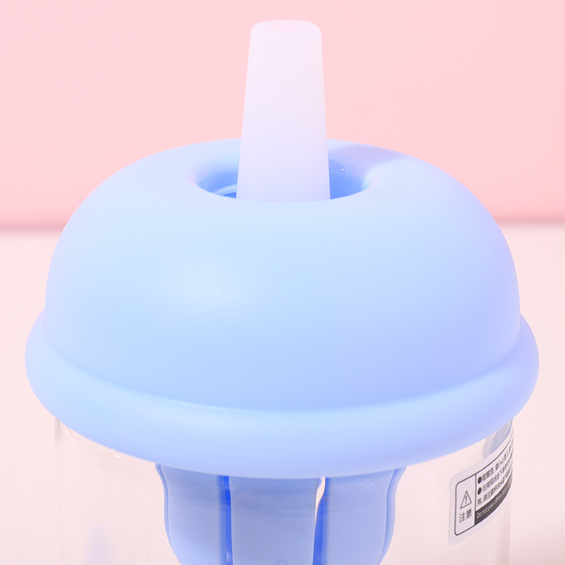 XIMIVOGUE_ Little Blue Duck Authentic Glass (500mL) (Blue)