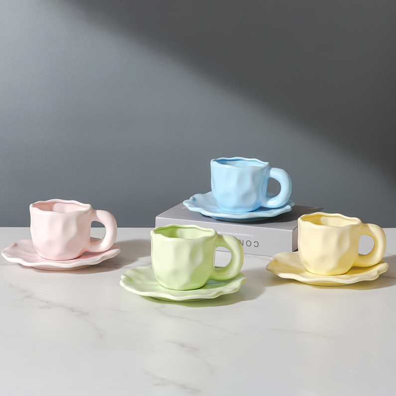 Creative Ceramic Cup and saucer (250mL)