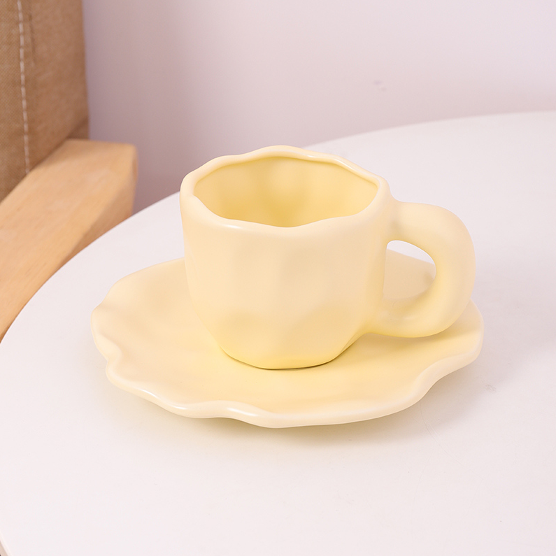 Creative Ceramic Cup and saucer (250mL)
