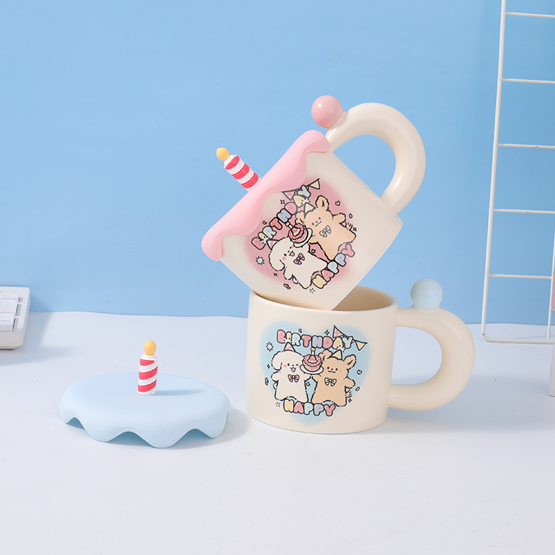Cartoon Dog Series Ceramic Cup (380mL)