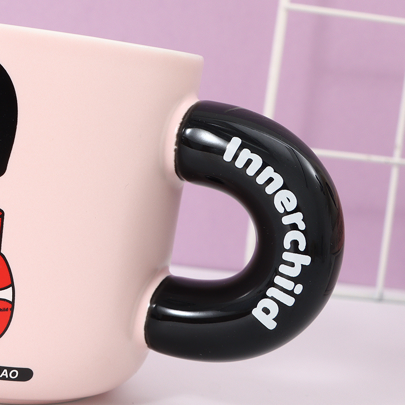 XIMIVOGUE_ Inner Child Co-branded Genuine Ceramic Cup (400mL