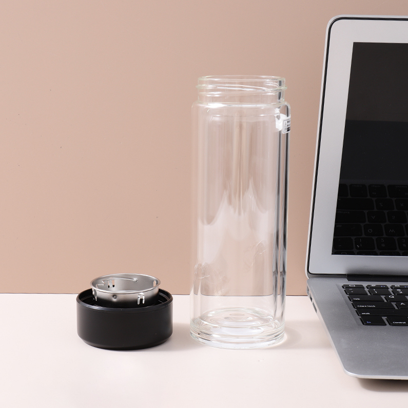 Striped Series Business Glass Cup (380mL)