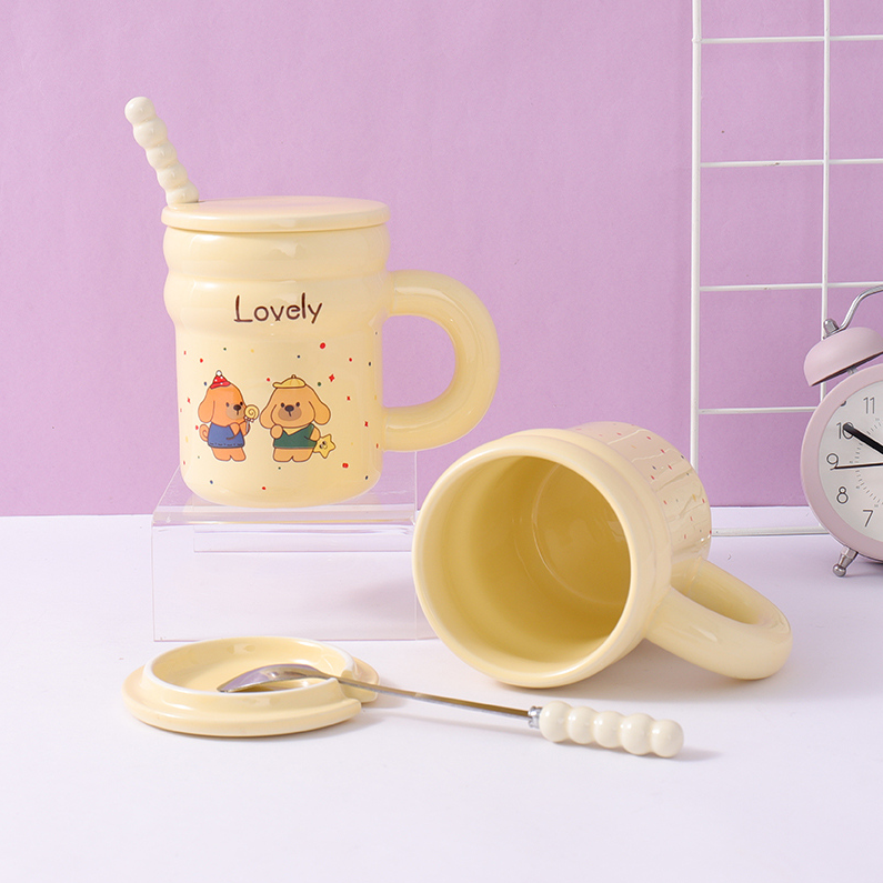 Cartoon Series Ceramic Cup (450mL)