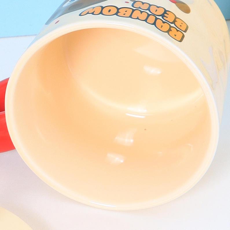 Creamy Cartoon Ceramic Cup (400mL)