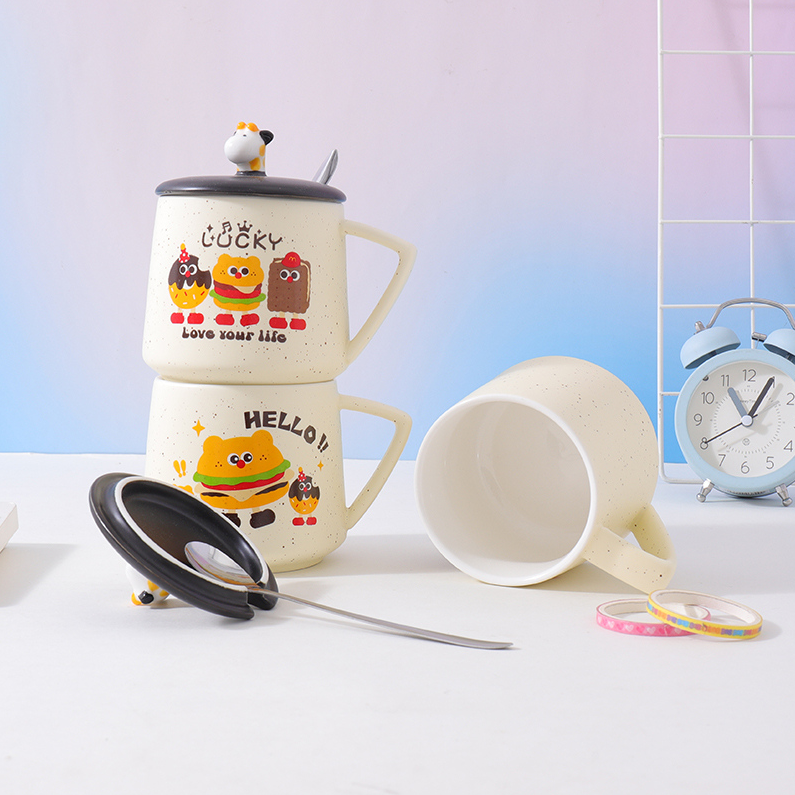 Ceramic cup for hamburger Cookies (400mL)