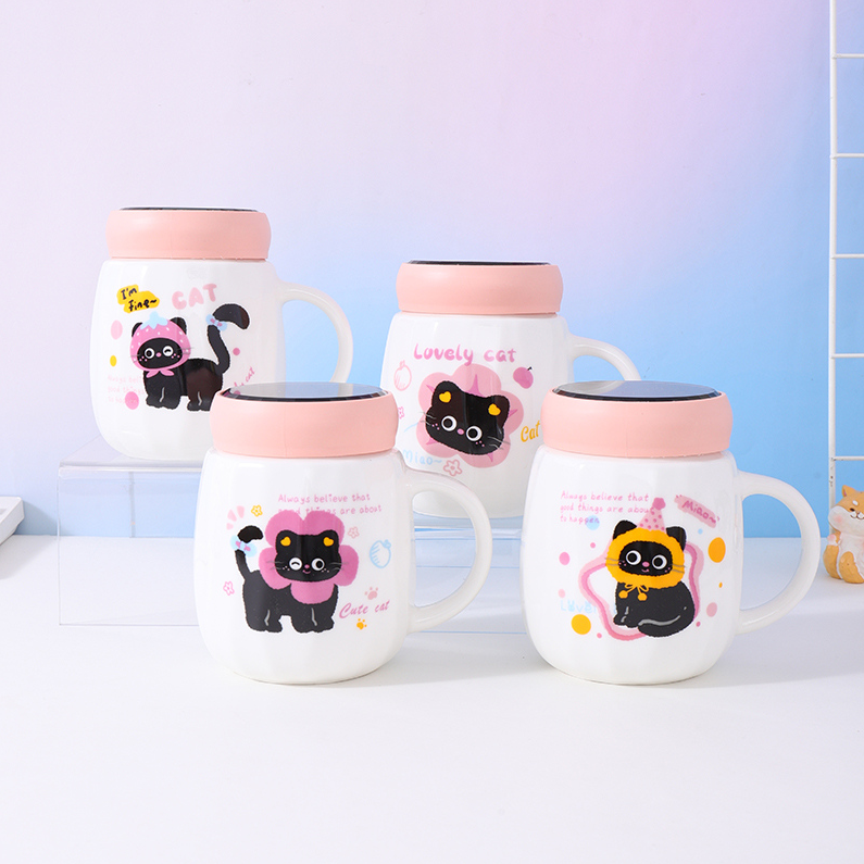 Cute and Fun Cat Mirror Cup (420mL