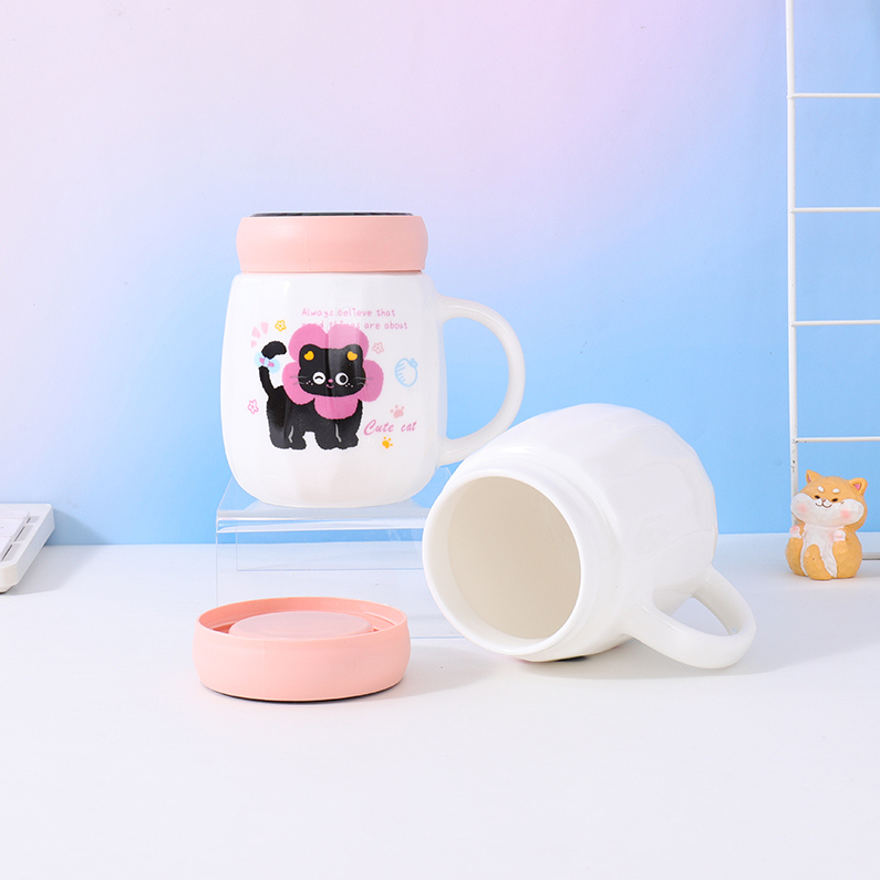 Cute and Fun Cat Mirror Cup (420mL