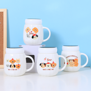 Cute and adorable pet mirror Cup (420mL