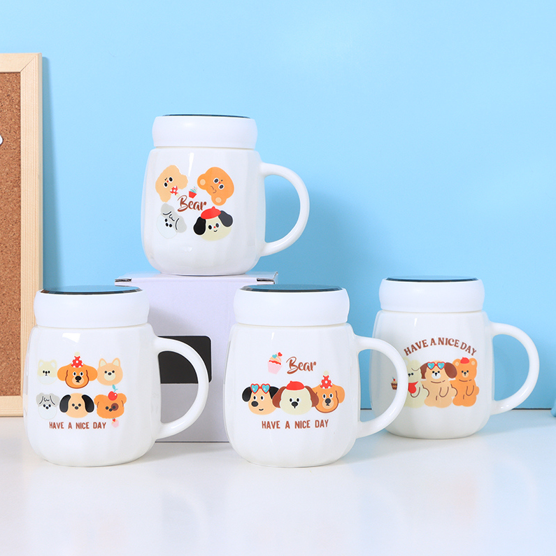 Cute and adorable pet mirror Cup (420mL