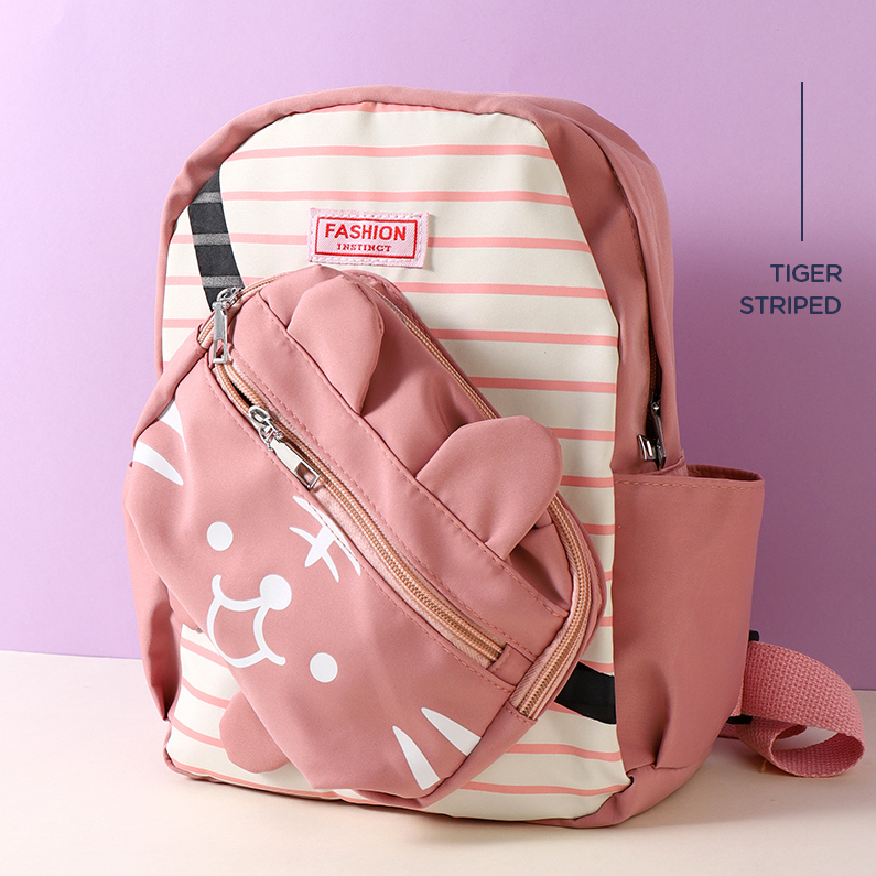 Funny Tiger-Striped Children's Backpack