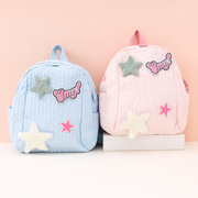 Stylish Star Applique Backpack for Kids