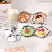 Cute and cute Drop adhesive Decoration Shaped Body Mirror (m