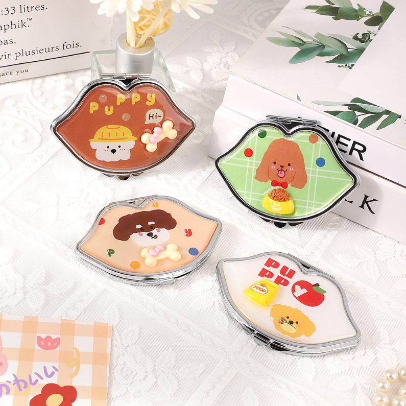 Cute and cute Drop adhesive Decoration Shaped Body Mirror (m
