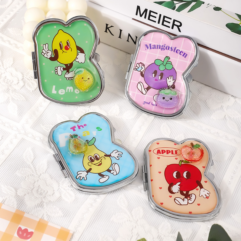 Fun Fruit Drop Adhesive Shaped Body Mirror (Mixed)