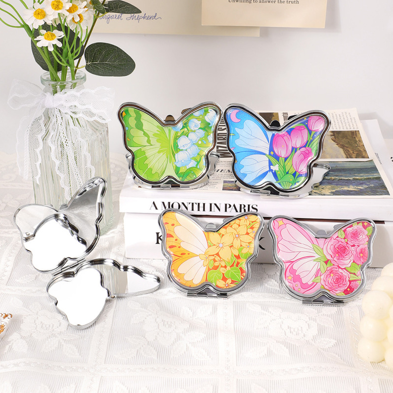 Floral Butterfly Glue Shaped Body Mirror (Mixed)