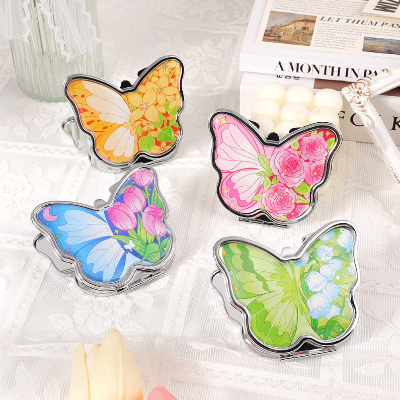 Floral Butterfly Glue Shaped Body Mirror (Mixed)