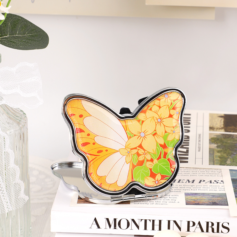 Floral Butterfly Glue Shaped Body Mirror (Mixed)