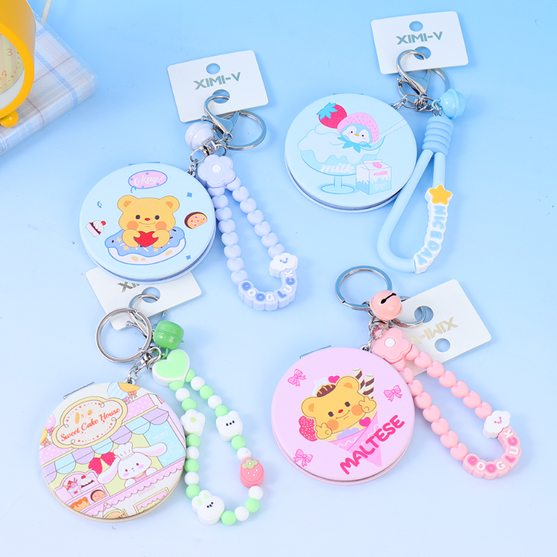 Dessert Series Cute Round Hanging Mirror (mixed)