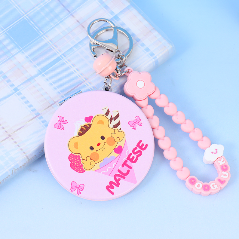 Dessert Series Cute Round Hanging Mirror (mixed)