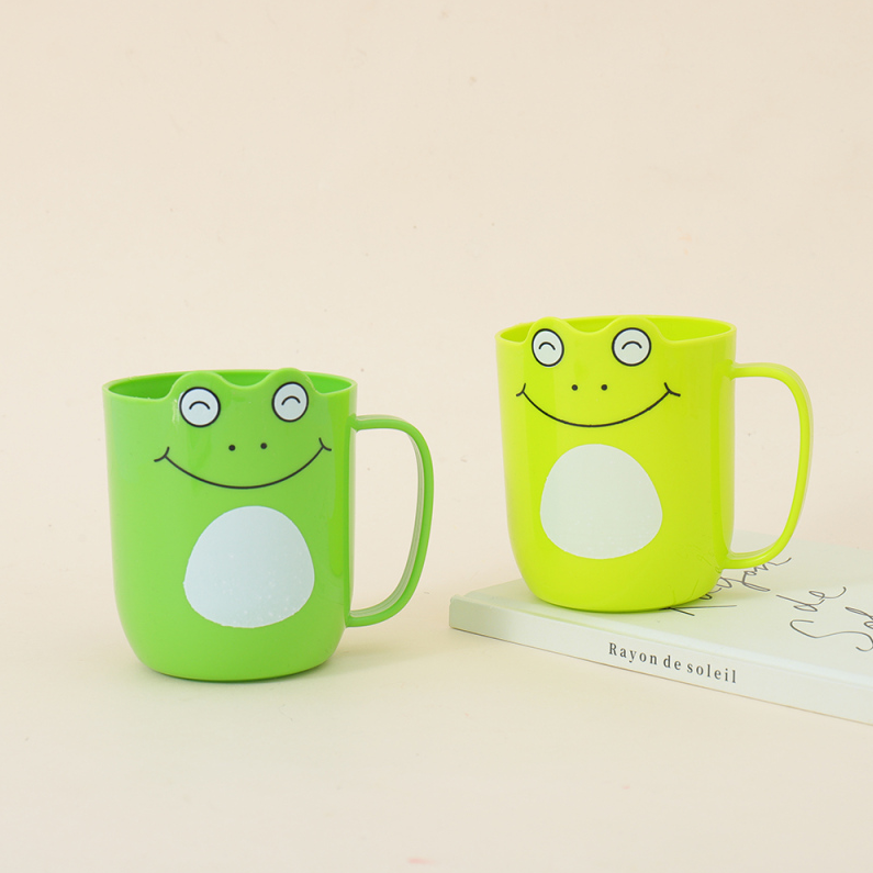 Frog Cartoon mouthwash cup (mixed)