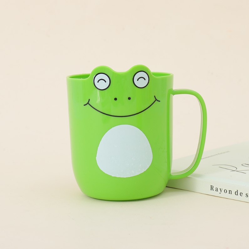 Frog Cartoon mouthwash cup (mixed)