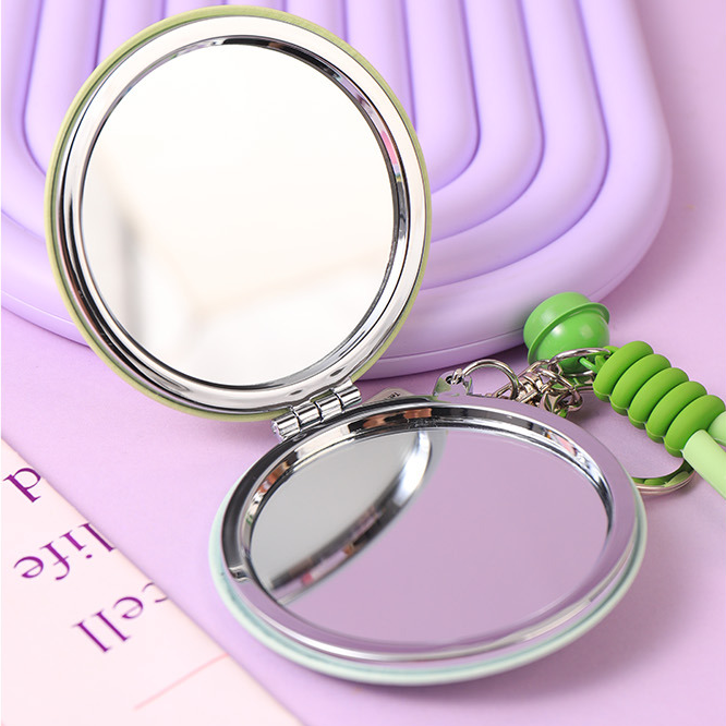 Fun Girl Round Fashion Hanging Bag Mirror (mixed)