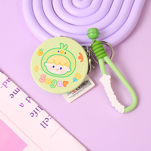 Fun Girl Round Fashion Hanging Bag Mirror (mixed)