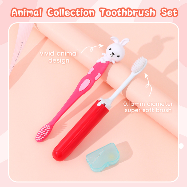 Animal Collection Toothbrush Set (Rabbit)