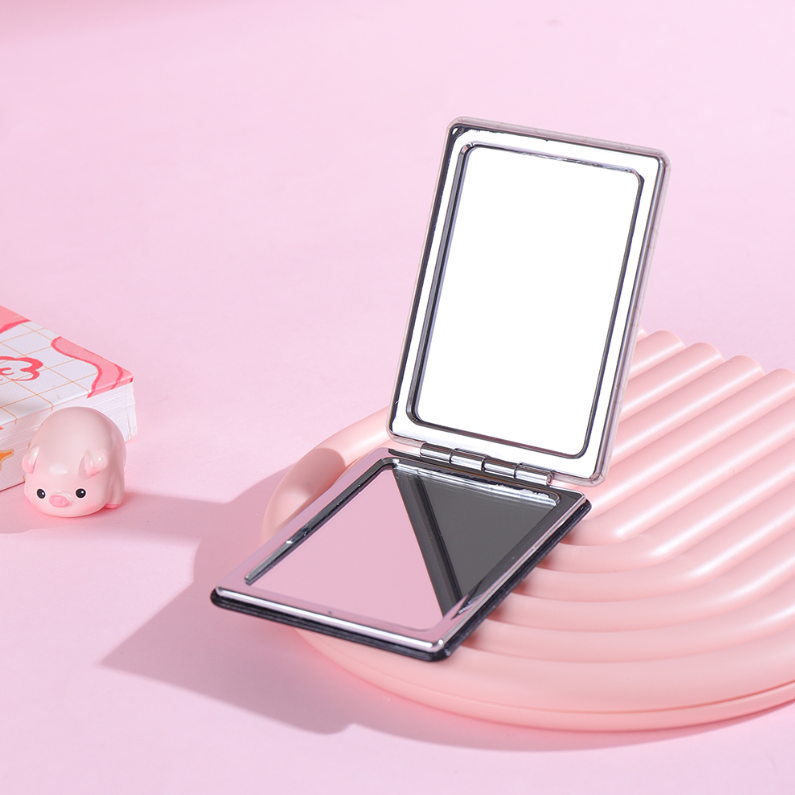 Elegant Kitten Series Square Portable Mirror