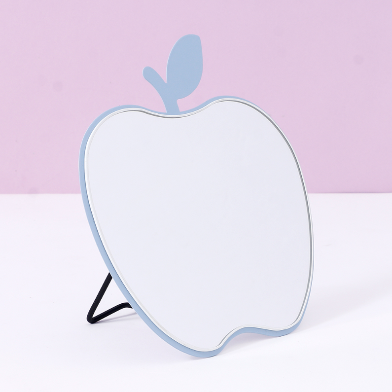 Funny Apple Metal Table Mirror