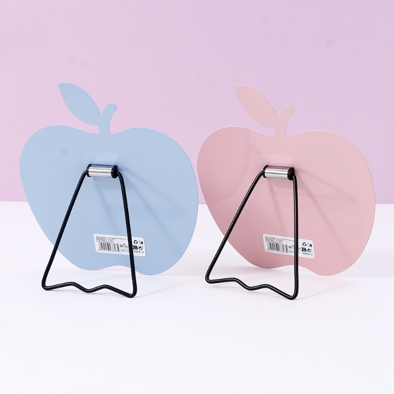 Funny Apple Metal Table Mirror