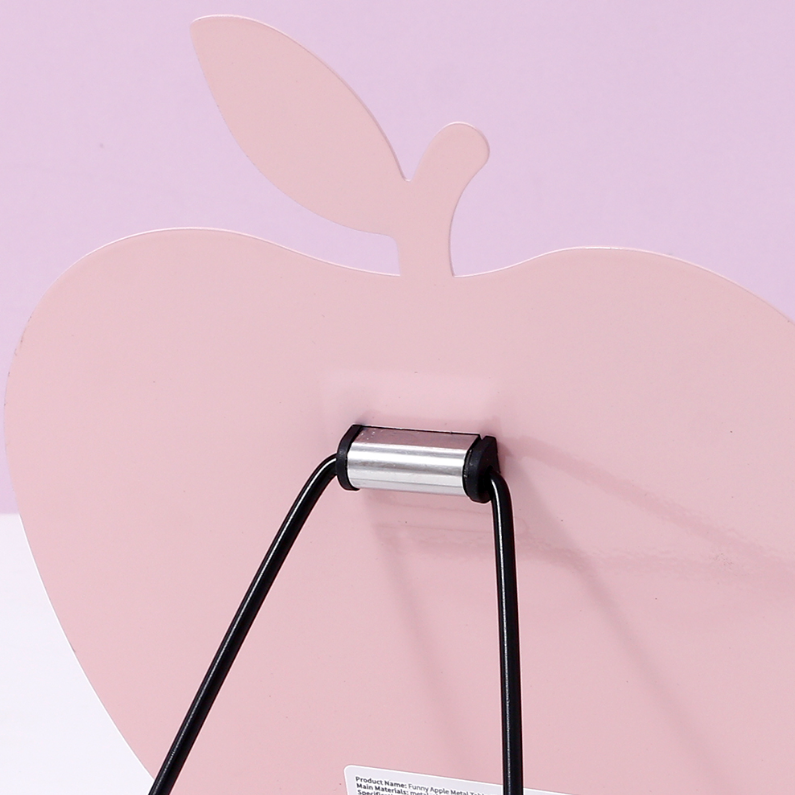 Funny Apple Metal Table Mirror