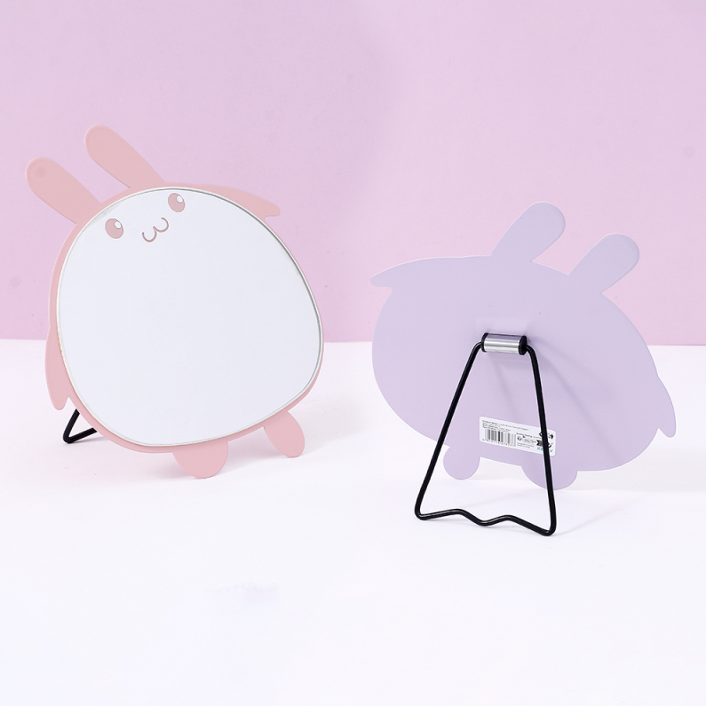 Lovely Bunny Special-Shaped Metal Table Mirror