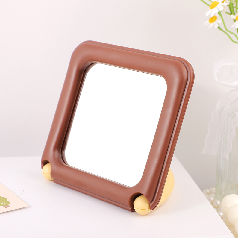 Chocolate Cookie Shaped Table Mirror