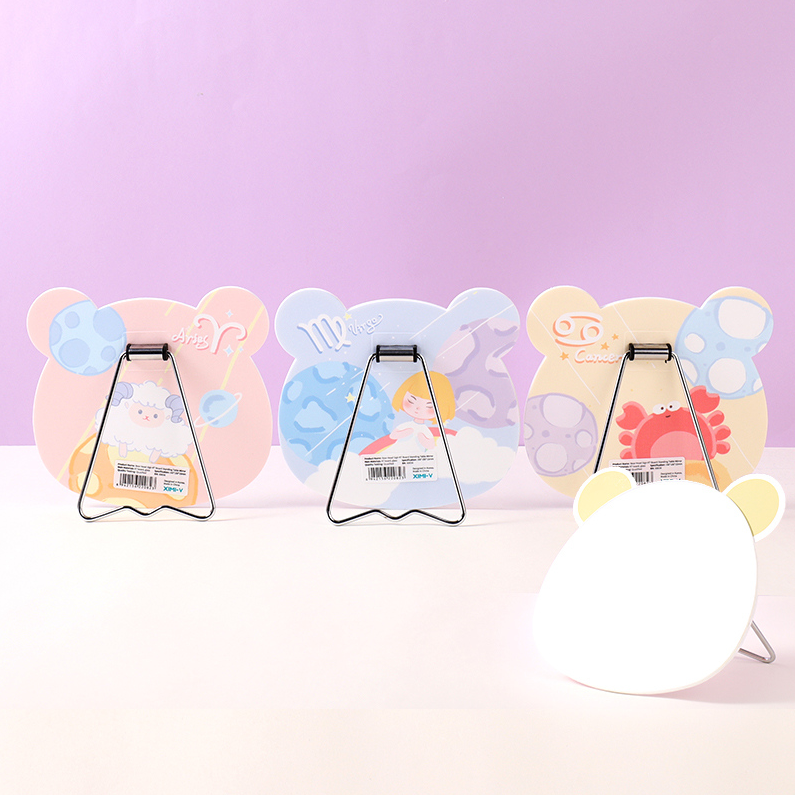 Bear Head Sign KT Board Standing Table Mirror