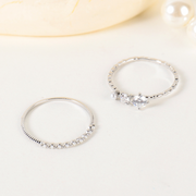 Fashion Ladies Ring 1 pair #8