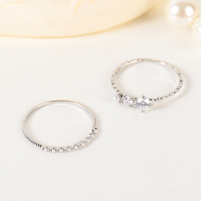 Fashion Ladies Ring 1 pair #8