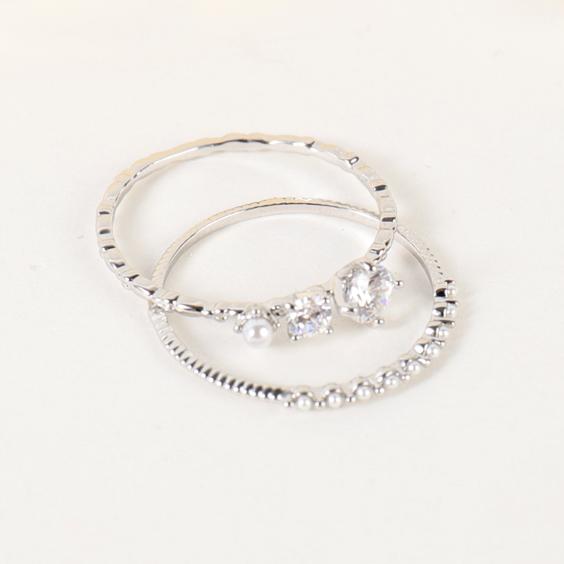 Fashion Ladies Ring 1 pair #8