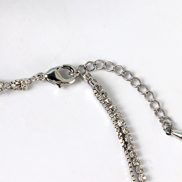 Simple square zirconium bracelet