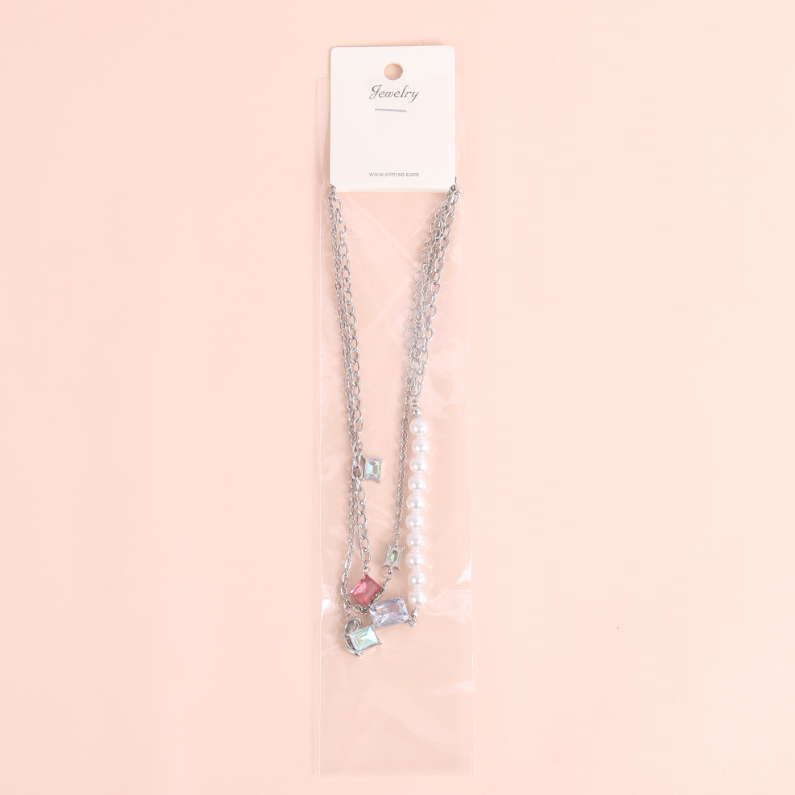 High class women's double necklace