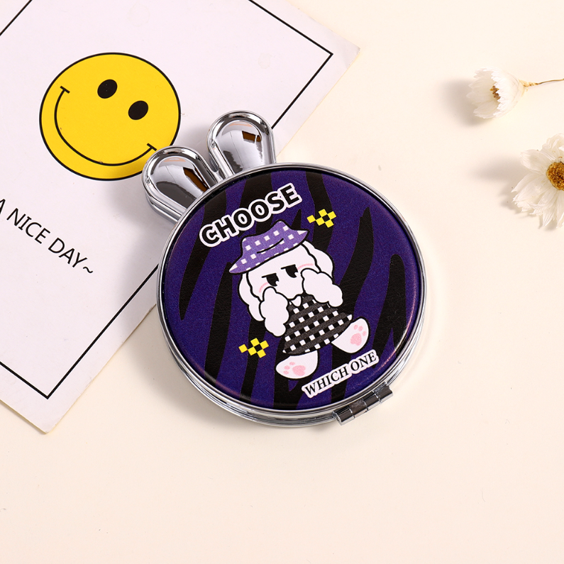 Cool Series Rabbit Head Printed leather Body Mirror (Color m