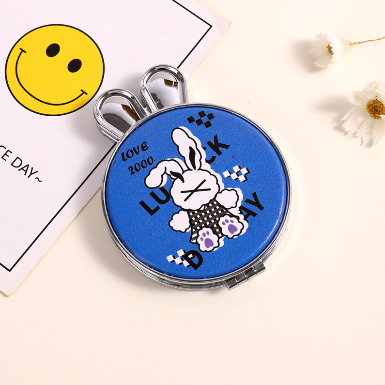 Cool Series Rabbit Head Printed leather Body Mirror (Color m