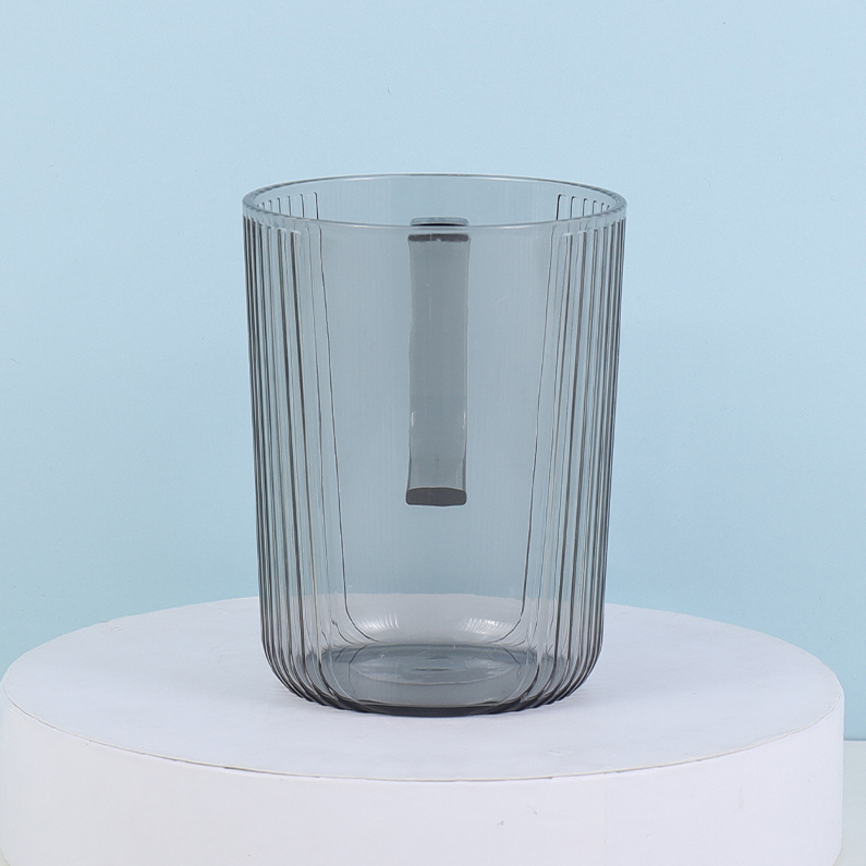High quality transparent Round mouthwash (400ml)
