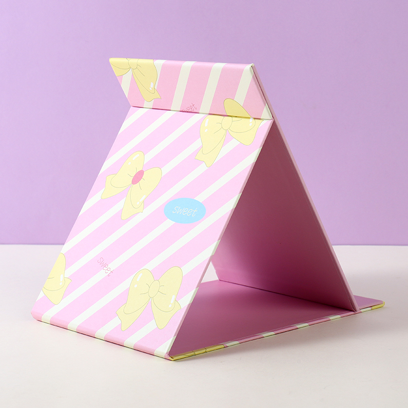 Bowknot Stickers Folding Table Mirror (M)
